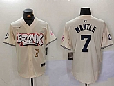 Men's New York Yankees #7 Mickey Mantle Cream Limited Stitched Baseball Jerseys,baseball caps,new era cap wholesale,wholesale hats