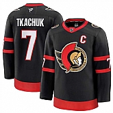 Men's Ottawa Senators #7 Brady Tkachuk Black 2024-25 Home Stitched Hockey Jersey Dzhi,baseball caps,new era cap wholesale,wholesale hats