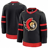 Men's Ottawa Senators Blank Black 2024-25 Home Stitched Hockey Jersey Dzhi,baseball caps,new era cap wholesale,wholesale hats