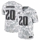 Men's Philadelphia Eagles #20 Brian Dawkins 2024 Arctic Camo Salute To Service Limited Stitched Jersey Dyin,baseball caps,new era cap wholesale,wholesale hats