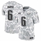 Men's Philadelphia Eagles #6 DeVonta Smith 2024 Arctic Camo Salute To Service Limited Stitched Jersey Dyin,baseball caps,new era cap wholesale,wholesale hats