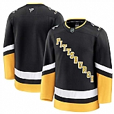 Men's Pittsburgh Penguins Blank Black 2024-25 Alternate Stitched Hockey Jersey Dzhi,baseball caps,new era cap wholesale,wholesale hats