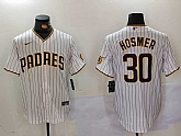 Men's San Diego Padres #30 Eric Hosmer White Stitched Cool Base Nike Jersey,baseball caps,new era cap wholesale,wholesale hats