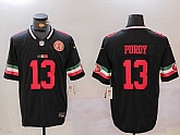 Men's San Francisco 49ers #13 Brock Purdy Black F.U.S.E. Mexico With Gate Bridge Patch Vapor Limited Stitched Jersey Dzhi,baseball caps,new era cap wholesale,wholesale hats