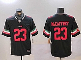 Men's San Francisco 49ers #23 Christian McCaffrey Black F.U.S.E. Mexico Vapor Limited Stitched Jersey Dzhi,baseball caps,new era cap wholesale,wholesale hats