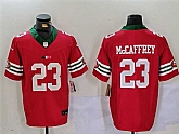 Men's San Francisco 49ers #23 Christian McCaffrey Red F.U.S.E. Mexico Vapor Limited Stitched Jersey Dzhi,baseball caps,new era cap wholesale,wholesale hats