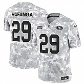 Men's San Francisco 49ers #29 Talanoa Hufanga 2024 F.U.S.E Arctic Camo Salute To Service Limited Stitched Jersey Dyin,baseball caps,new era cap wholesale,wholesale hats