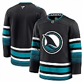 Men's San Jose Sharks Blank Black 2024-25 Alternate Stitched Hockey Jersey Dzhi,baseball caps,new era cap wholesale,wholesale hats