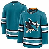 Men's San Jose Sharks Blank Teal 2024-25 Home Stitched Hockey Jersey Dzhi,baseball caps,new era cap wholesale,wholesale hats