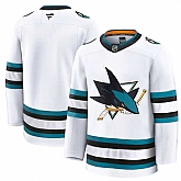 Men's San Jose Sharks Blank White 2024-25 Away Stitched Hockey Jersey Dzhi,baseball caps,new era cap wholesale,wholesale hats