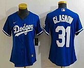 Women's Los Angeles Dodgers #31 Tyler Glasnow Blue Stitched Cool Base Nike Jersey,baseball caps,new era cap wholesale,wholesale hats