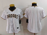 Women's San Diego Padres Blank White Cool Base Stitched Jersey,baseball caps,new era cap wholesale,wholesale hats