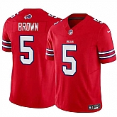 Men & Women & Youth Buffalo Bills #5 Anthony Brown Red 2024 F.U.S.E. Vapor Untouchable Limited Football Stitched Jersey,baseball caps,new era cap wholesale,wholesale hats