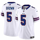 Men & Women & Youth Buffalo Bills #5 Anthony Brown White 2024 F.U.S.E. Vapor Untouchable Limited Football Stitched Jersey,baseball caps,new era cap wholesale,wholesale hats