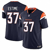 Men & Women & Youth Denver Broncos #37 Audric Estime Navy 2024 F.U.S.E. Alternate Vapor Limited Football Stitched Jersey,baseball caps,new era cap wholesale,wholesale hats