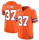 Men & Women & Youth Denver Broncos #37 Audric Estime Orange F.U.S.E. Mile High Collection 1977 Throwback Vapor Limited Football Stitched Jersey,baseball caps,new era cap wholesale,wholesale hats