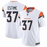 Men & Women & Youth Denver Broncos #37 Audric Estime White 2024 F.U.S.E. Vapor Limited Football Stitched Jersey,baseball caps,new era cap wholesale,wholesale hats