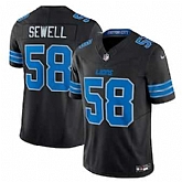 Men & Women & Youth Detroit Lions #58 Penei Sewell Nike Black Vapor F.U.S.E. Alternate Limited Jersey,baseball caps,new era cap wholesale,wholesale hats