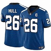 Men & Women & Youth Indianapolis Colts #26 Evan Hull Blue 2024 F.U.S.E. Throwback Vapor Limited Football Stitched Jersey,baseball caps,new era cap wholesale,wholesale hats