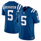 Men & Women & Youth Indianapolis Colts #5 Anthony Richardson Blue 2023 F.U.S.E. Vapor Untouchable Football Stitched Jersey,baseball caps,new era cap wholesale,wholesale hats