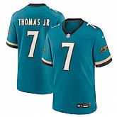 Men & Women & Youth Jacksonville Jaguars #7 Brian Thomas Jr Teal 2024 F.U.S.E. Prowler Throwback Vapor Limited Football Stitched Jersey,baseball caps,new era cap wholesale,wholesale hats