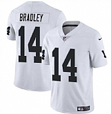 Men & Women & Youth Las Vegas Raiders #14 Carter Bradley White 2024 Vapor Football Stitched Jersey,baseball caps,new era cap wholesale,wholesale hats