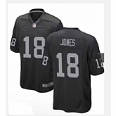 Men & Women & Youth Las Vegas Raiders #18 Jones Black 2024 Draft F.U.S.E. Vapor Football Stitched Jersey,baseball caps,new era cap wholesale,wholesale hats