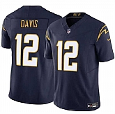 Men & Women & Youth Los Angeles Chargers #12 Derius Davis Navy 2024 F.U.S.E. Vapor Limited Football Stitched Jersey,baseball caps,new era cap wholesale,wholesale hats