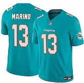 Men & Women & Youth Miami Dolphins #13 Dan Marino Aqua 2023 F.U.S.E Vapor Limited Football Stitched Jersey,baseball caps,new era cap wholesale,wholesale hats