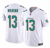 Men & Women & Youth Miami Dolphins #13 Dan Marino White 2023 F.U.S.E Vapor Limited Football Stitched Jersey,baseball caps,new era cap wholesale,wholesale hats