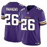 Men & Women & Youth Minnesota Vikings #26 Kene Nwangwu Purple 2023 F.U.S.E. Vapor Untouchable Limited Stitched Jersey,baseball caps,new era cap wholesale,wholesale hats