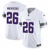 Men & Women & Youth Minnesota Vikings #26 Kene Nwangwu White F.U.S.E. Winter Warrior Limited Stitched Jersey,baseball caps,new era cap wholesale,wholesale hats