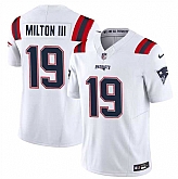 Men & Women & Youth New England Patriots #19 Joe Milton III White 2023 F.U.S.E. Vapor Limited Football Stitched Jersey,baseball caps,new era cap wholesale,wholesale hats