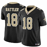 Men & Women & Youth New Orleans Saints #18 Spencer Rattler Black F.U.S.E. Vapor Limited Football Stitched Jersey,baseball caps,new era cap wholesale,wholesale hats