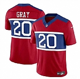 Men & Women & Youth New York Giants #20 Eric Gray Century Red Alternate Vapor F.U.S.E. Limited Football Stitched Jersey,baseball caps,new era cap wholesale,wholesale hats