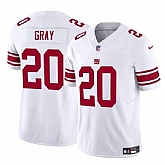 Men & Women & Youth New York Giants #20 Eric Gray White 2023 F.U.S.E. Vapor Untouchable Limited Football Stitched Jersey,baseball caps,new era cap wholesale,wholesale hats