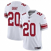 Men & Women & Youth New York Giants #20 Eric Gray White Vapor Untouchable Limited Football Stitched Jersey,baseball caps,new era cap wholesale,wholesale hats