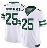 Men & Women & Youth New York Jets #25 Israel Abanikanda White 2024 F.U.S.E. Vapor Limited Football Stitched Jersey,baseball caps,new era cap wholesale,wholesale hats