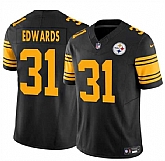 Men & Women & Youth Pittsburgh Steelers #31 Daijun Edwards Black 2024 F.U.S.E. Color Rush Limited Football Stitched Jersey,baseball caps,new era cap wholesale,wholesale hats