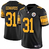 Men & Women & Youth Pittsburgh Steelers #31 Daijun Edwards Black Color Rush Limited Football Stitched Jersey,baseball caps,new era cap wholesale,wholesale hats