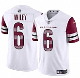 Men & Women & Youth Washington Commanders #6 Michael Wiley White 2024 Vapor Limited Football Stitched Jersey,baseball caps,new era cap wholesale,wholesale hats