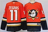 Men's Anaheim Ducks #11 Trevor Zegras Orange Black 2024-25 Stitched Jersey,baseball caps,new era cap wholesale,wholesale hats