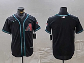 Men's Arizona Diamondbacks Blank Black Cool Base Limited Stitched Jersey,baseball caps,new era cap wholesale,wholesale hats