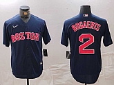 Men's Boston Red Sox #2 Xander Bogaerts Navy Cool Base Stitched Jersey,baseball caps,new era cap wholesale,wholesale hats