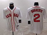 Men's Boston Red Sox #2 Xander Bogaerts White Cool Base Stitched Jersey,baseball caps,new era cap wholesale,wholesale hats