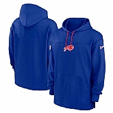 Men's Buffalo Bills Royal Performance Pullover Hoodie,baseball caps,new era cap wholesale,wholesale hats