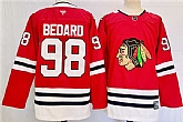 Men's Chicago Blackhawks #98 Connor Bedard Red Stitched Hockey Jersey,baseball caps,new era cap wholesale,wholesale hats