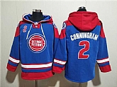 Men's Detroit Pistons #2 Cade Cunningham Blue Red Lace-Up Pullover Hoodie,baseball caps,new era cap wholesale,wholesale hats