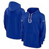 Men's Indianapolis Colts Royal Performance Pullover Hoodie,baseball caps,new era cap wholesale,wholesale hats