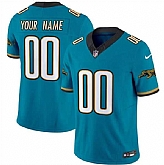 Men's Jacksonville Jaguars Active Player Custom Teal 2024 F.U.S.E. Prowler Throwback Vapor Limited Stitched Football Jersey,baseball caps,new era cap wholesale,wholesale hats